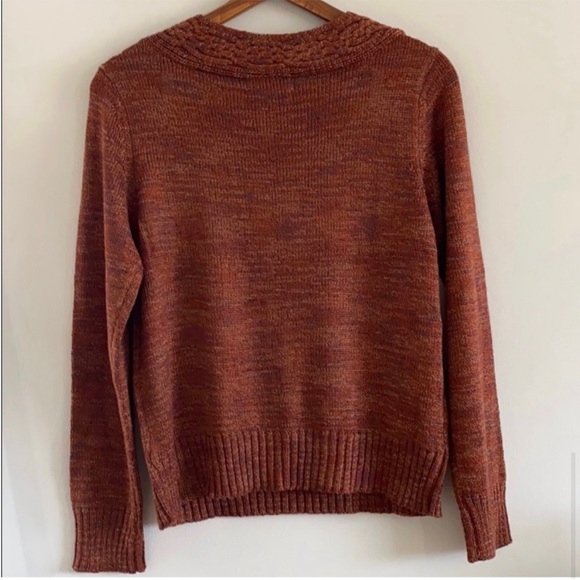 Carolyn Taylor Multi Color Scoop Neck Long Sleeved Sweater - Picture 5 of 6